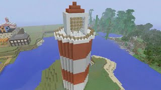 Building Stampys Lovely World 60  Lighthouse Part 1 of 2 [upl. by Vaughn]