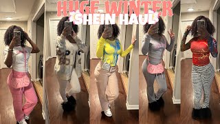 HUGE WINTER SHEIN Try on Clothing Haul 2023  Khalea Marie [upl. by Asiuqram]