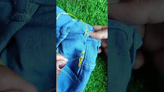 Lazy daisy invisible stitch waistband reduction method [upl. by Leonerd]