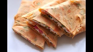 Paneer chilla recipe  Besan chilla recipe  Stuffed besan chilla  Paneer stuffed cheela [upl. by Sarson51]