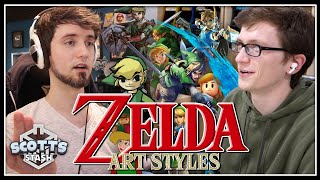 The Best and Worst of Zelda Art Styles with PeanutButterGamer [upl. by Annola159]