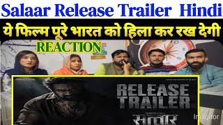 Reaction on Salaar Release Trailer  Hindi  Prabhas [upl. by Armstrong]