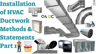 HVAC Duct Installation Methods  Ducting  Dampers [upl. by Arbed]