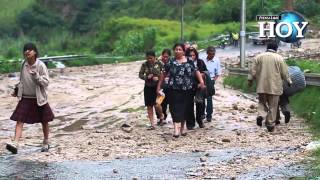 Lluvias provocan deslave en Ciudad Peronia zona 8 de Villa Nueva [upl. by Orozco475]