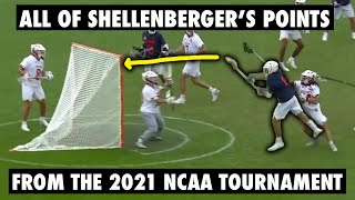 All of Connor Shellenbergers Goals and Assists from the 2021 NCAA Tournament [upl. by Haleemak533]