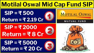 Motilal Oswal Mid Cap Fund SIP  Best Motilal Oswal Mutual Fund [upl. by Pittel]