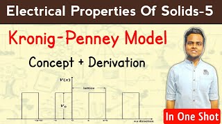 KronigPenney Model In Solid State Physics  KronigPenney Model In Hindi [upl. by Heber326]