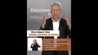 Mirael Salguero Palma candidato al Tribunal Supremo de Justicia [upl. by Aikemal]