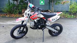 110cc Pit Dirt Bike Automatic Electric Start 4Stroke  Storm 110 from Nitro Motors [upl. by Suoicul]