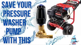 External UNLOADER VALVE Bypass Water Back to Tank for Small Pressure Washing Business Tips [upl. by Olson]