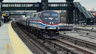 Four Hours and Forty Five Minutes of Amtrak amp MetroNorth Railroad at Tarrytown Hudson Line [upl. by Aihsik]