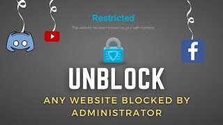 How To Unblock A Website Blocked by Administrator in 2024  2 Methods [upl. by Enaej]