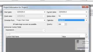 الدرس الثاني ج1  MS Project  شرح ال calendar وال project information و ال WBS والtasks [upl. by Lrat]