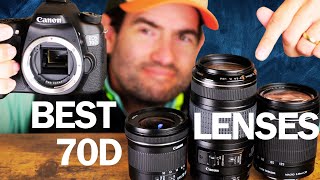 TOP 3 Canon EOS 70D DSLR Camera Lenses in 2024 Best Choices for Photo amp Video Shooting [upl. by Paulette629]