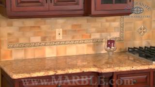 Solarius Granite Kitchen Countertops by Marblecom [upl. by Osnerol]