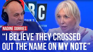 Nadine Dorries reveals Downing Street mole accused of altering advice to Boris Johnson  LBC [upl. by Persis973]