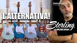 LALTERNATIVA  Sterling by Music Man  serie Cutlass  StrumentiMusicalinet [upl. by Etnaihc899]