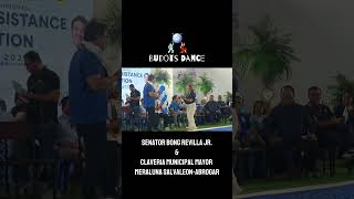 Senator Bong Revilla Jr budots with Mayor Meraluna SalvaleonAbrogar foryou budots bongrevilla [upl. by Kimmel341]