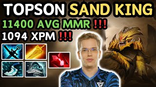 🔥 737c TOPSON SAND KING Midlane Highlights 🔥 Sand King Midlane For TI   Dota 2 [upl. by Florian]