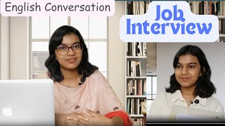 English Conversation  Job Interview  Improve your English  Adrija Biswas [upl. by Fry765]