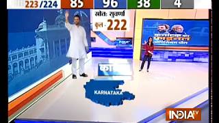 India TV Final Opinion Poll on Karnataka Elections [upl. by Brietta700]