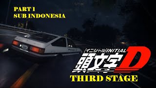 INITIAL D THIRD STAGE PART 1 SUBTITLE INDONESIA FULL  REMATCH AE86 VS LANCER EVO III [upl. by Niwle244]