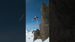 Candide Thovex playing with gravity with lAiguille Percée [upl. by Nnylyaj]