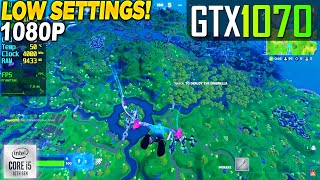 Fortnite Chapter 2 Remix GTX 1070  İ5 10400F  1080p Low Performance Mode [upl. by Soiritos]