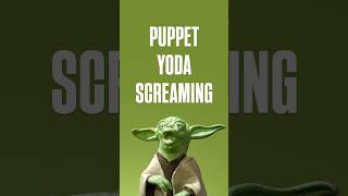 Puppet Yoda Freaking Out  PuppetYoda BabyYoda Yoda Viral Trending Silly StarWars Grogu [upl. by Eusassilem]