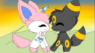 Sylveon x Umbreon e Espeon x Jolteon  Mini filme  Animation  Flipaclip [upl. by Davenport95]