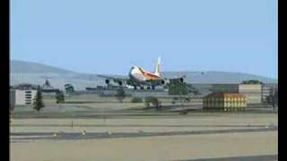 FSX PMDG 747400X [upl. by Akimat283]