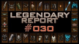 Diablo 3 Legendary Report 30  legendary report [upl. by Anaile883]