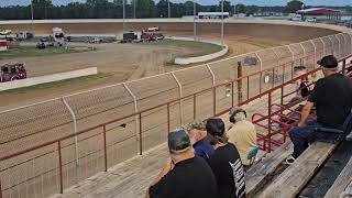 Moberly Motorsports Park 81324 Late Model Feature [upl. by Shel352]