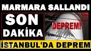 İSTANBUL KÖTÜ Haber Korkutan Şiddetli DEPREM SON DAKİKA Açıklaması [upl. by Rotsen]