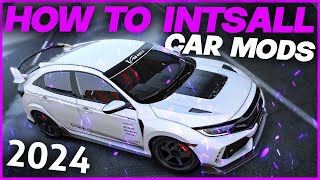 How To Install Car Mods in GTA V  GTA 5 2024 EASY METHOD ADDON Car Mod [upl. by Aerda291]