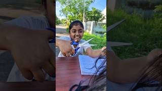 Chewing GUM on the HAIR😱TomampJerry 🤣DiyaIshwarya shorts viralvideo [upl. by Llecrad]