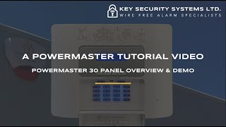 Visonic Powermaster 30 – Panel Demo amp Overview – Key Security Systems Ltd [upl. by Porush]