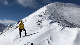 Climbing Quandary Peak  November 2018  Winter 14er [upl. by Vareck447]