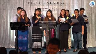 FCC CE SUNDAY 2024  Group song  CE Sayama pawl [upl. by Occer]