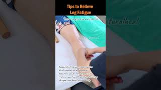 Tips to Relieve Leg Fatigue legmassage essentialoilmassage healthbenefits holisticwellness [upl. by Tamiko]