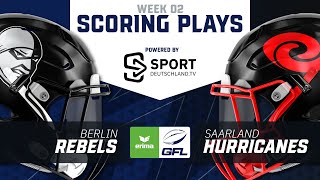 Berlin Rebels vs Saarland Hurricanes  Highlights  ERIMA GFL 2 Spieltag  SDTV [upl. by Eladroc]