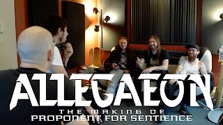 Allegaeon  the making of quotProponent for Sentiencequot [upl. by Katie]