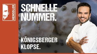 Schnelles Königsberger KlopseRezept à la Grill den Henssler von Steffen Henssler [upl. by Enttirb]