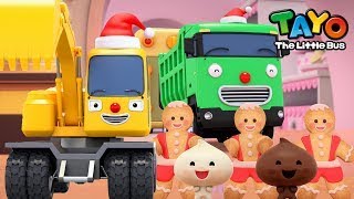 Xmas with heavy vehicles  Heavy vehicles Song  Tayo Christmas song for Kids  Tayo the Little Bus [upl. by Jolee671]