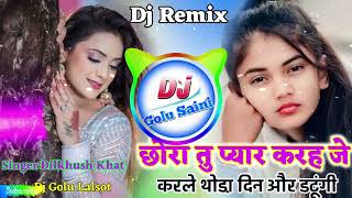 छोरा तू प्यार करह जे करले थोडा़ दिन और डटूंगी Dilkhush Khat 😘New Meena Geet 2024 Dj Remix Dj [upl. by Ketchan]