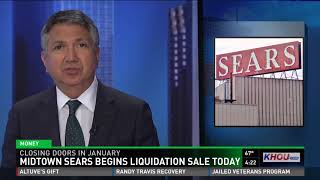 Midtown Sears begins liquidation sale today [upl. by Ennaul105]