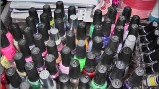 Ma collection de vernis à ongles Partie 1 OPI [upl. by Irb]