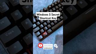 Windows 5 secret shortcut key  tricks computer asmr gaming windows shorts [upl. by Madda]