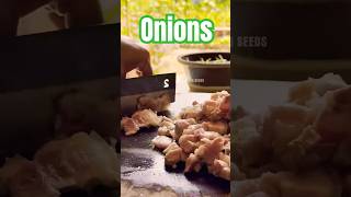 Fried pork with green onions country shortvideo agriculture stilt satisfying gardenfarmlife [upl. by Aarika742]