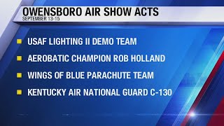 Owensboro Air Show announces 2024 performer lineup [upl. by Aia913]